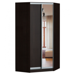 Кутова шафа купе Гарант 120х120х240 см.